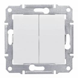 Изображение продукта Переключатель двухклавишный Schneider Electric Sedna 10A 250V 